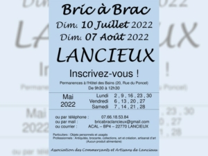 BRIC A BRAC LANCIEUX <abbr class="author sub"> Par Acal </abbr>